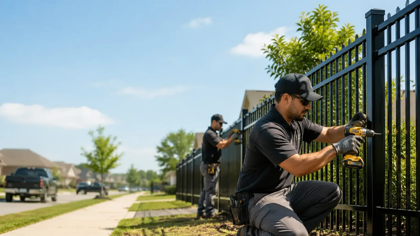 Metal Fence Installation in Waco, KY